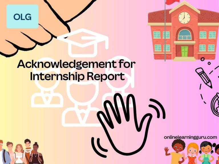 Crafting the Perfect Acknowledgement for Your Internship Report With Samples